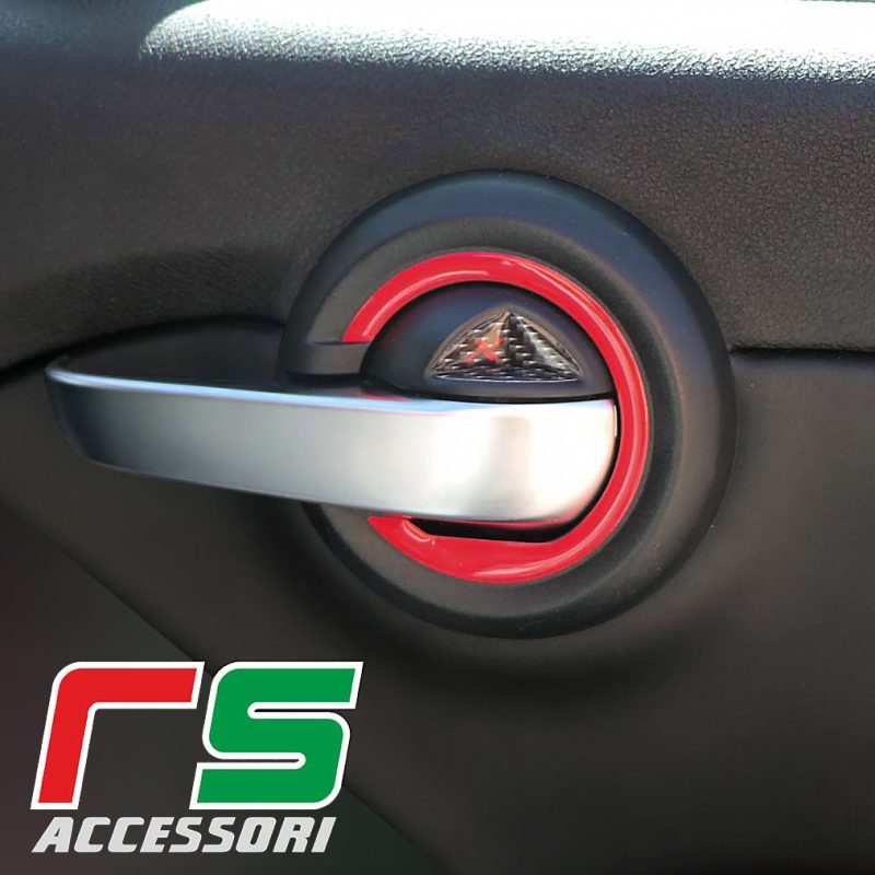 Fiat 500x ADESIVI resinati inserti maniglia interna portiera