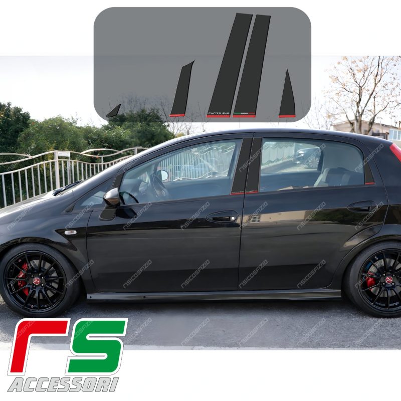 Fiat Punto Grande Punto evo 5portes ADHÉSIFS résinés montants 