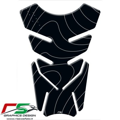 Adesivo resinato paraserbatoio universale effetto 3D personalizzabile per moto