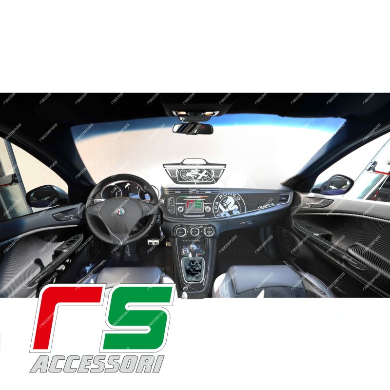 Alfa Romeo Giulietta stickers résinés kit intérieur – Image 7