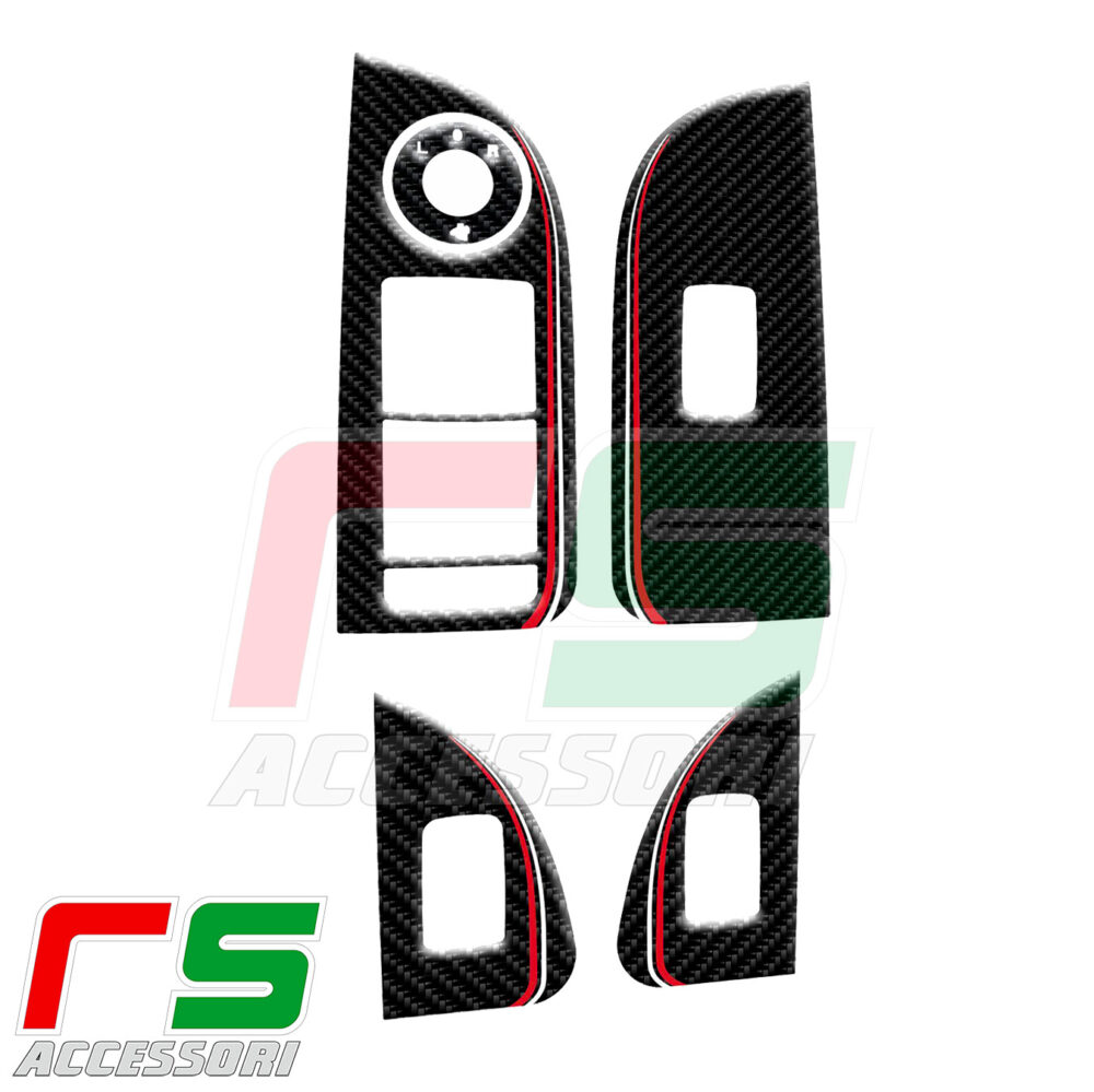 Alfa Romeo Giulia RESIN stickers for window regulators  - Image 6