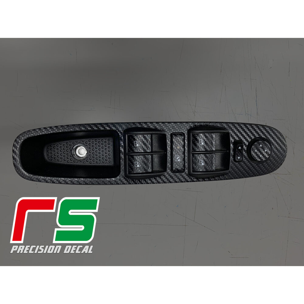 Fiat Punto Evo Decal stickers carbonlook tuning window regulators