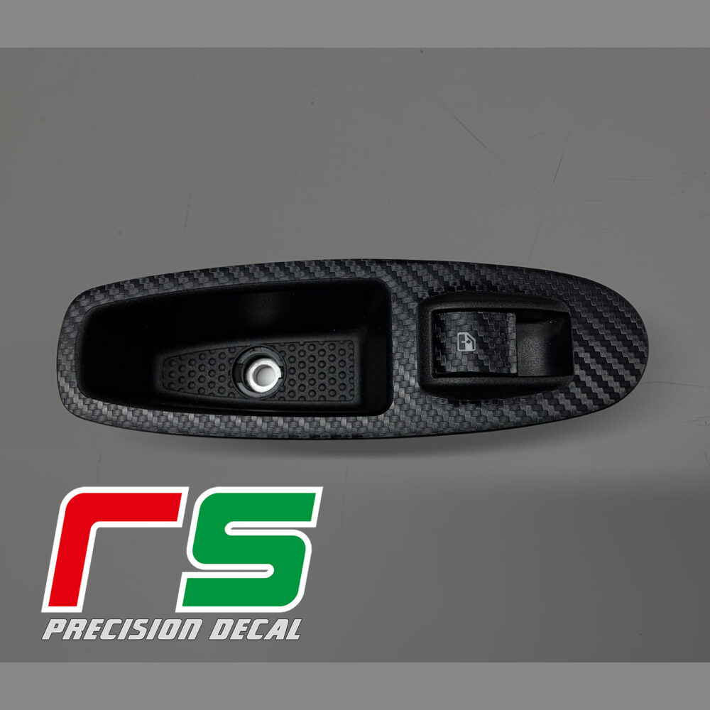 adesivi Fiat Punto Evo Decal carbonlook pulsantiere alzacristalli tuning - immagine 4