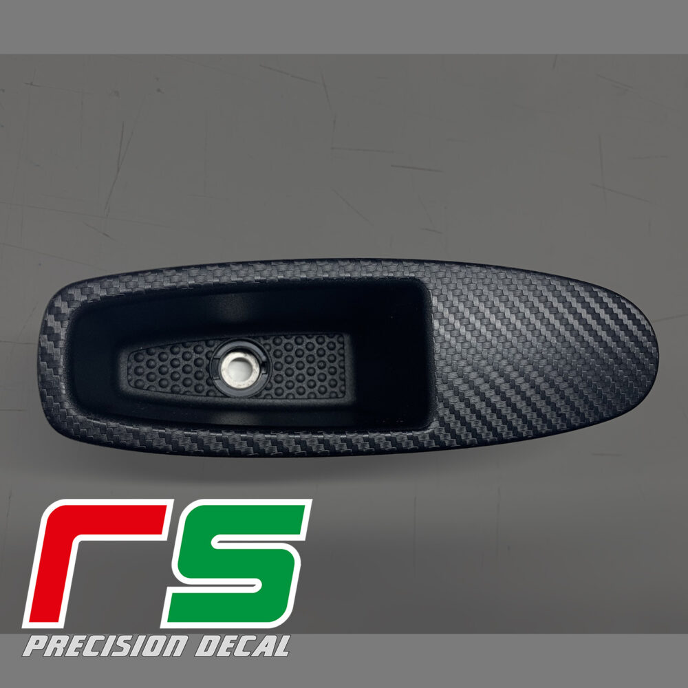 Fiat Punto Evo autocollants décalcomanie régulateur de fenêtre de réglage en carbone – Image 6
