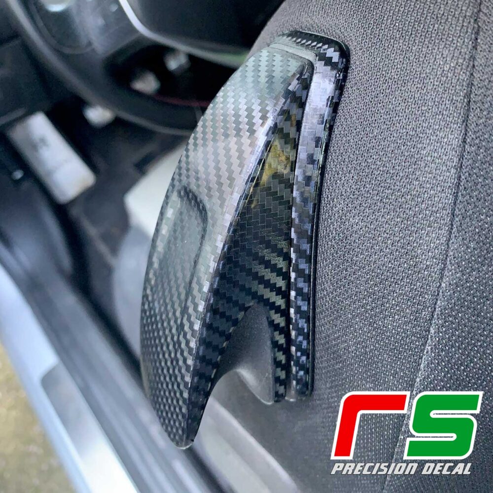 Alfa Romeo Mito Fiat Punto carbonlook stickers tipping seats - Image 3