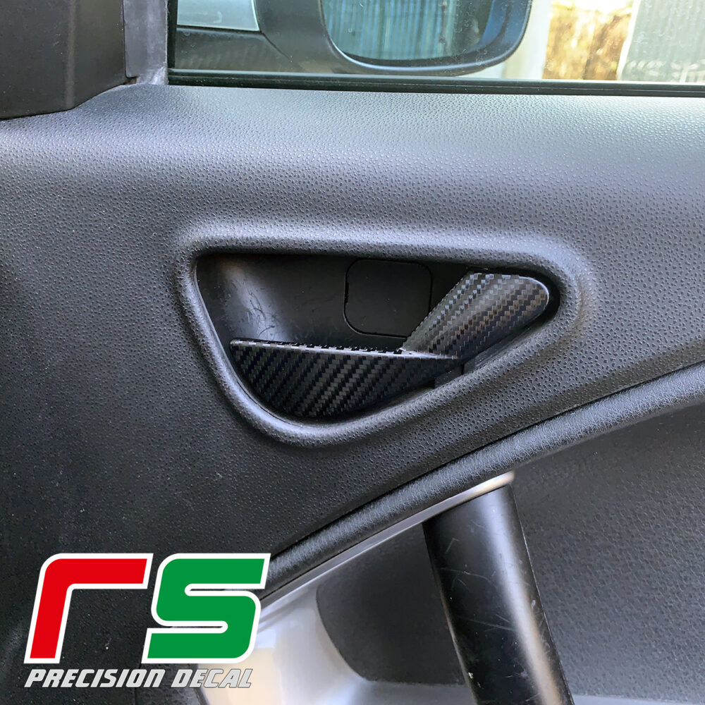 Alfa Romeo Mito adesivi sticker decal leve maniglia tuning carbonlook - immagine 5