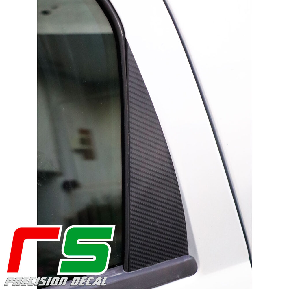 Autocollants Carbonlook Fiat Grande Punto 5 portes piliers de porte – Image 3