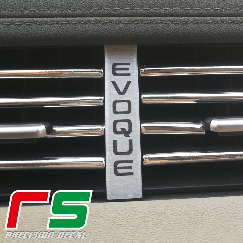 range rover evoque adesivi decal inserti cruscotto sticker - immagine 2