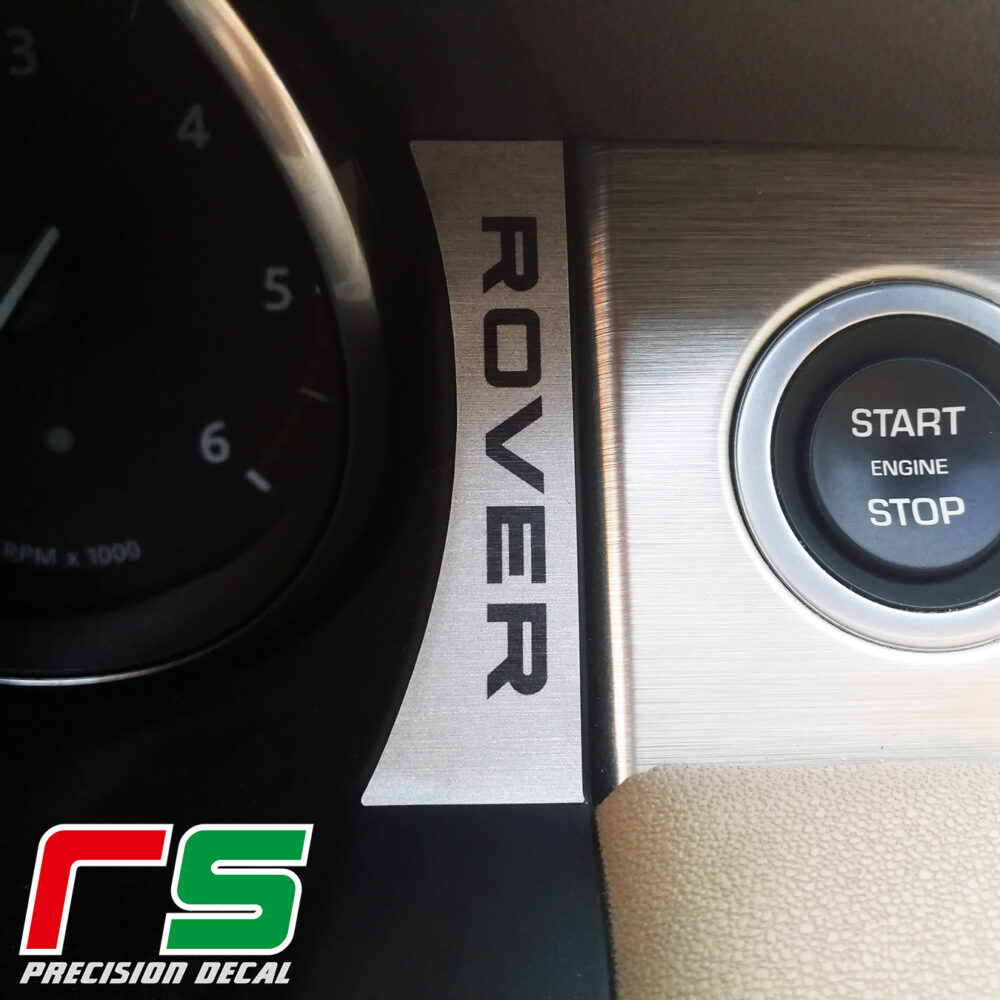 range rover evoque adesivi decal inserti cruscotto sticker - immagine 4