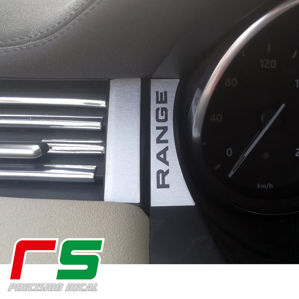 range rover evoque adesivi decal inserti cruscotto sticker - immagine 3
