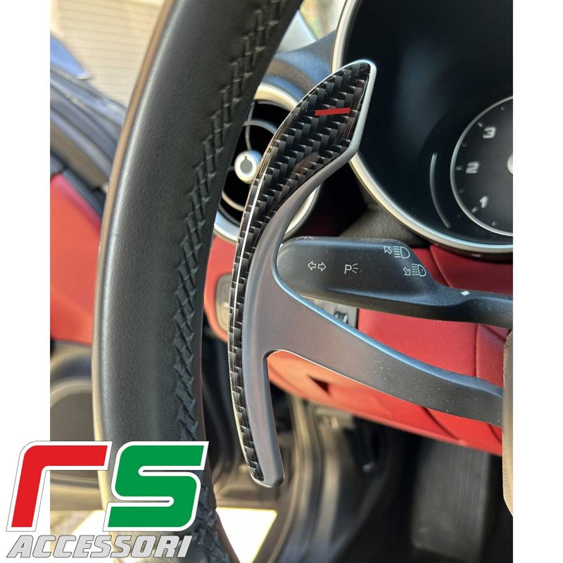 Alfa Romeo Giulia Stelvio Tonale adhesives resin-coated paddle automatic change