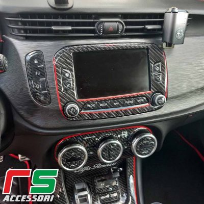 Alfa Romeo Giulietta Adesivi resinati Uconnect 6.5 RadioNav Decal