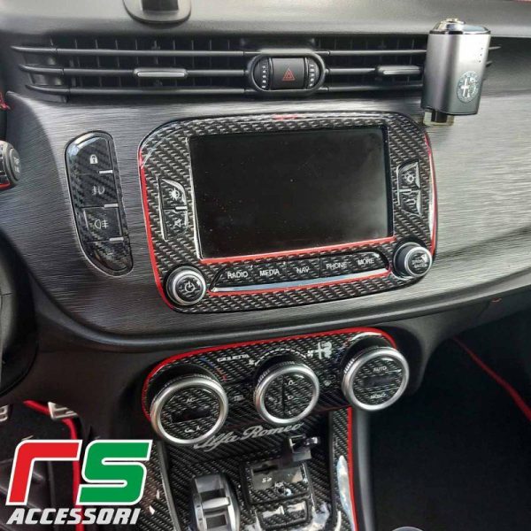 Alfa Romeo Giulietta Adesivi resinati Uconnect 6.5 RadioNav Decal