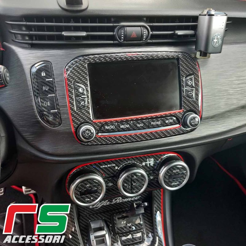 Alfa Romeo Giulietta Adesivi resinati Uconnect 6.5 RadioNav Decal
