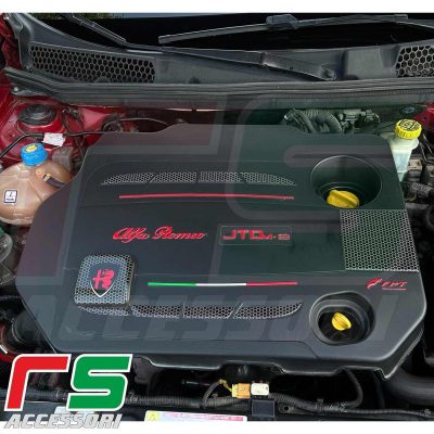 Alfa Romeo Giulietta jtdm adesivi resinati copri motore
