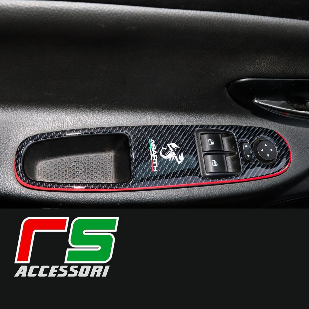 Fiat Grande Punto evo resin stickers for window regulator 