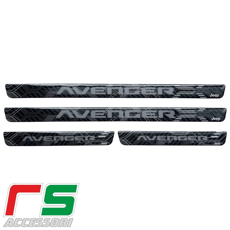 Jeep Avenger STICKERS resin door sill 4 doors 