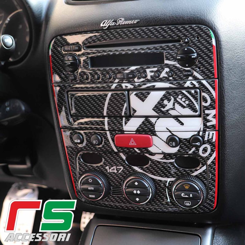 autocollants en résine pour console Alfa Romeo 147 GT