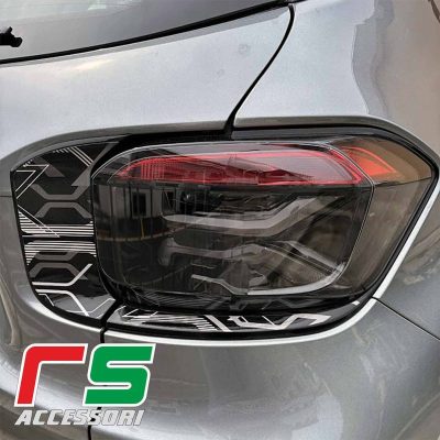 Jeep Avenger adesivi resinati cornici fanali posteriori Decal