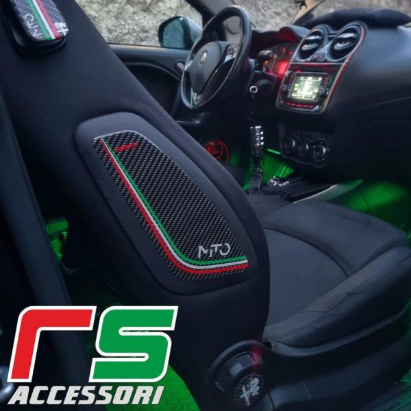 alfa romeo mito cover airbag sedile adesivi resinati decal