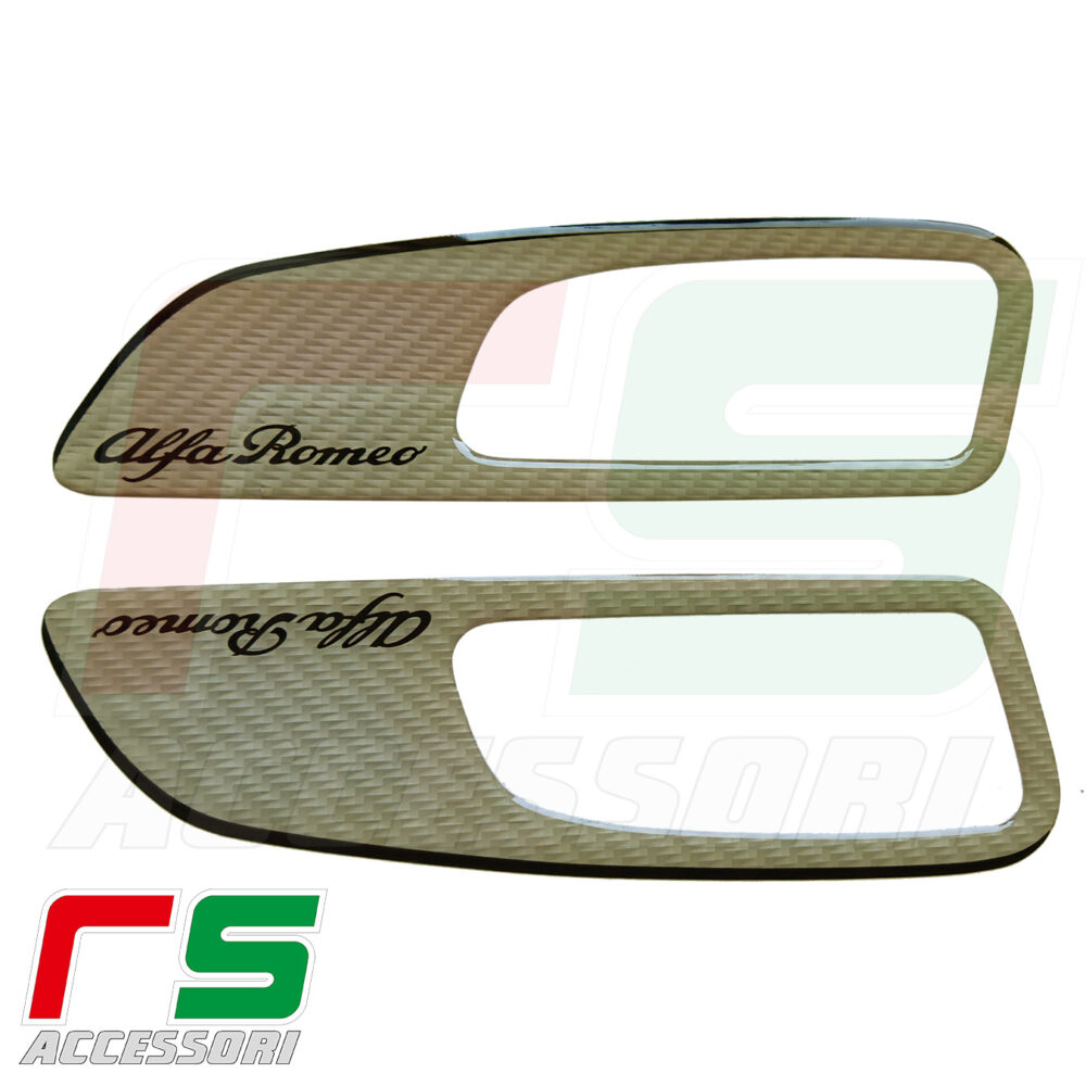 alfa romeo 159 resin stickers beige molding front door 