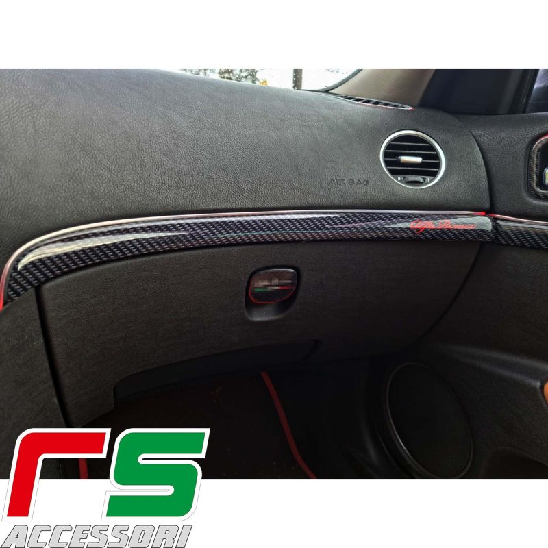 Carbon Fiber, Car Dashboard Decoration Sticker, For Alfa Romeo 159