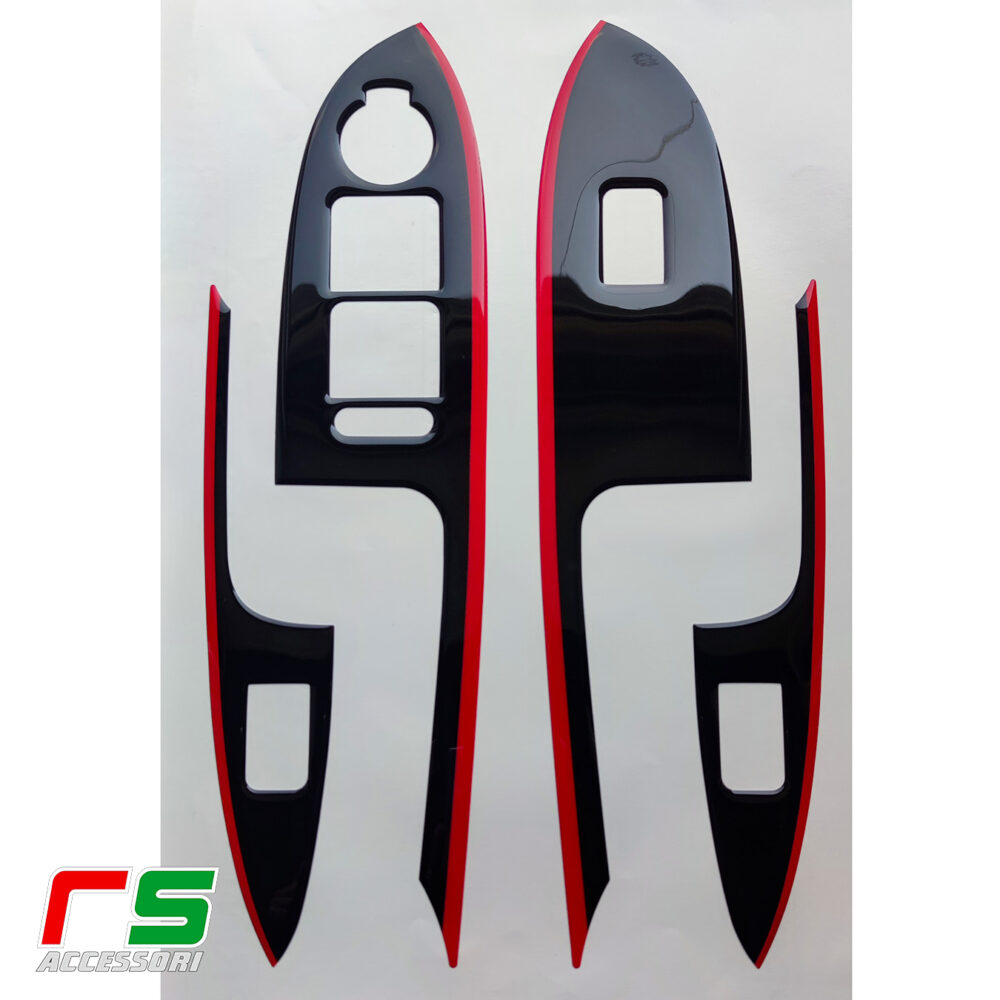STICKERS noir résine régulateur de fenêtre alfa romeo giulietta – Image 4