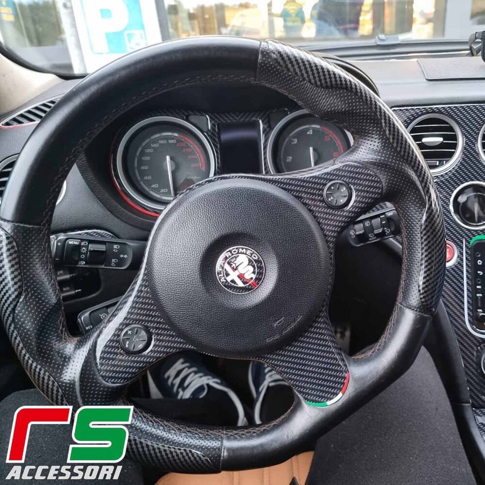 cover volante Alfa Romeo 159 decal adesivi resinati - immagine 2