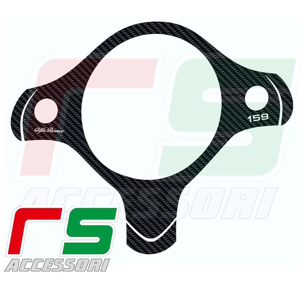 cover volante Alfa Romeo 159 decal adesivi resinati - immagine 4
