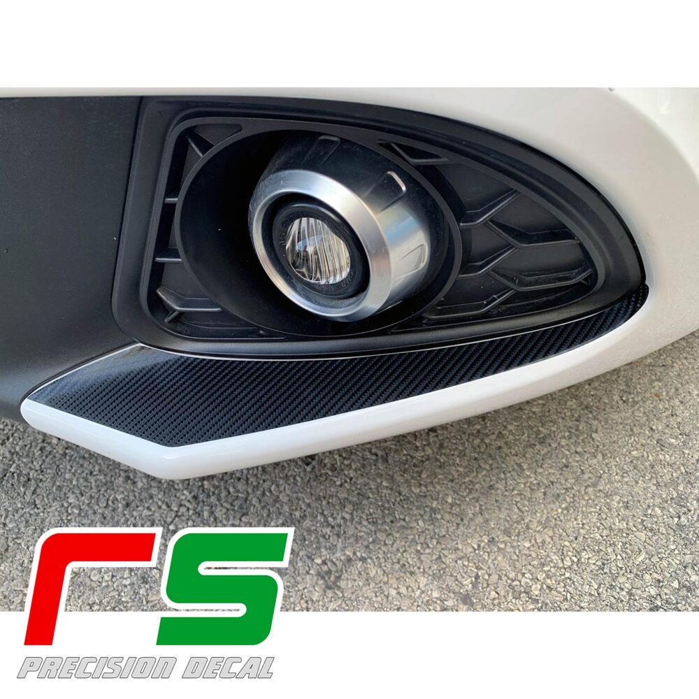 Alfa Romeo Giulietta Decal paraurti inserti baffi carbonlook sticker tuning - immagine 3