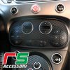 Adesivi Fiat 500 2serie Abarth Decal carbon climatizzatore bizona - immagine 2