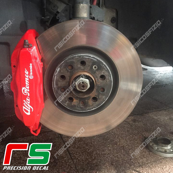 adesivi freni logo Alfa Romeo brembo