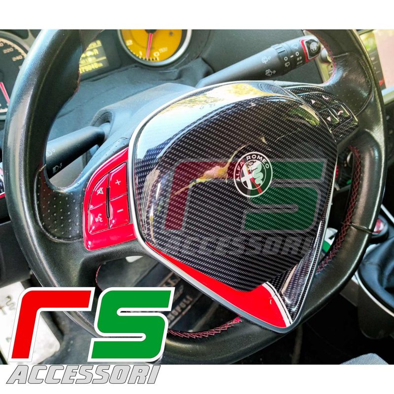Alfa Romeo Mito Giulietta adesivi resinati kit airbag volante