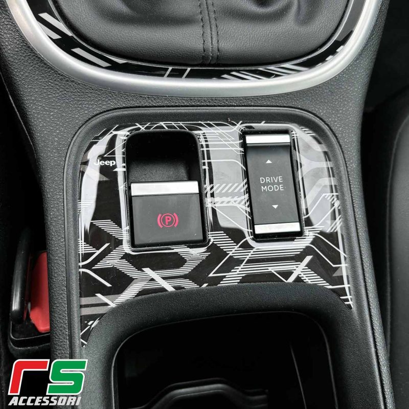 Jeep Avenger resin sticker for parking button