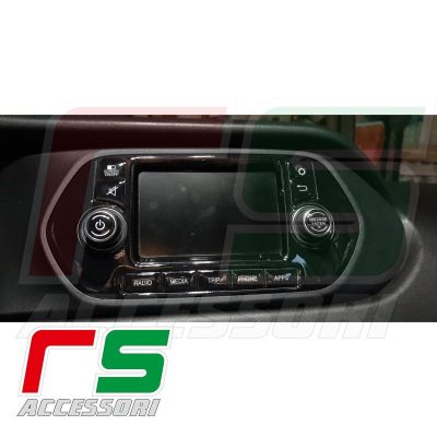 Fiat Tipo AUFKLEBER Rahmen uconnect stereo decal  