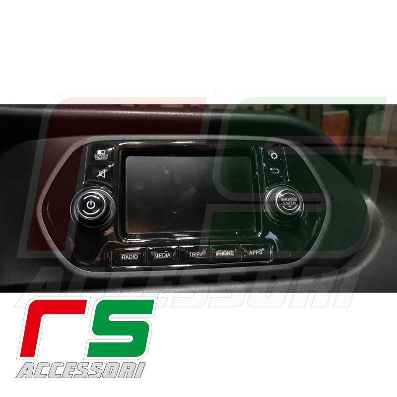 Fiat Tipo WALL DECAL frame uconnect stereo decal  