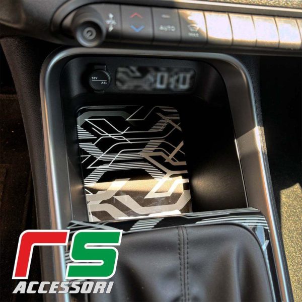 jeep avenger adesivo resinato tappetino porta oggetti anteriore