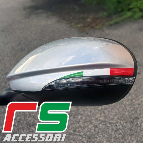 Alfa Giulia Stelvio Tonale RESIN stickers mirrors italian tribute