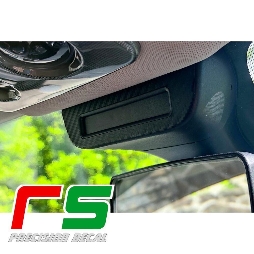 alfa romeo Mito Giulietta ADESIVI mirror support belts decal carbonlook - Image 2