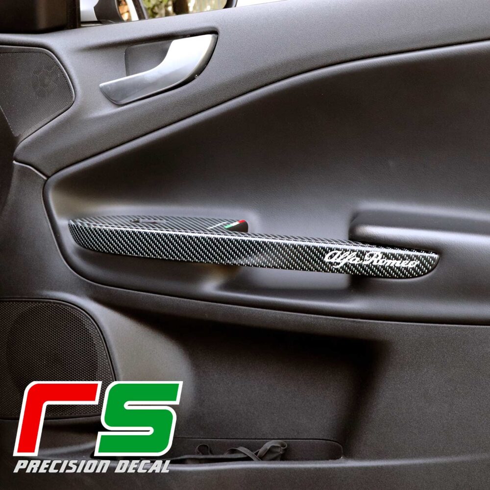 Alfa Romeo Giulietta carbonlook sticker door frames - Image 2