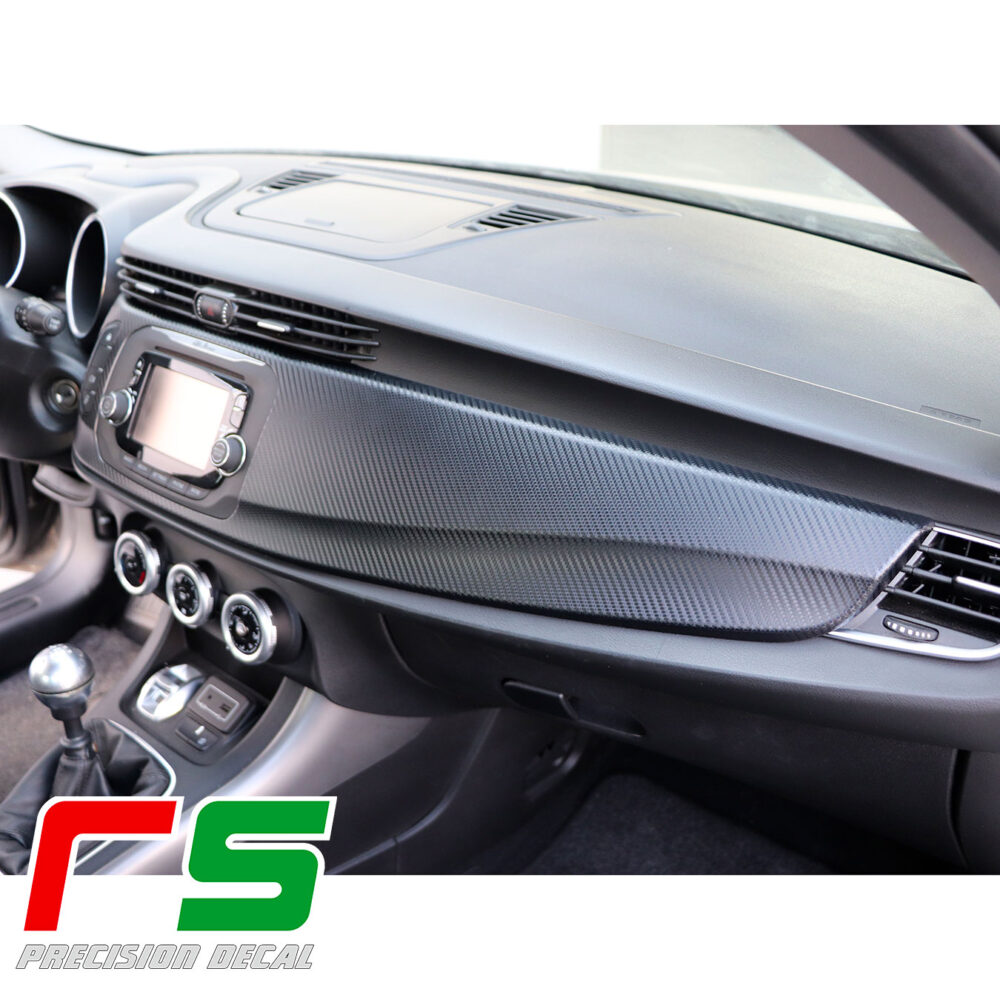 Alfa Romeo Giulietta carbon look sticker dashboard - Image 2