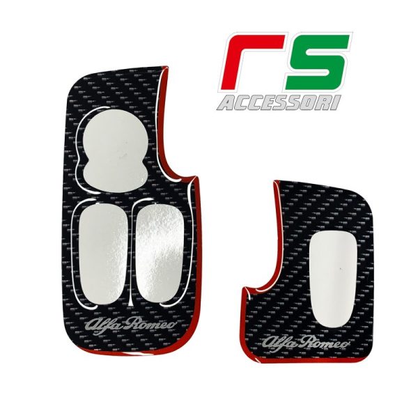 alfa romeo 147 3 porte GT ADESIVI resinati pulsantiera alzacristalli