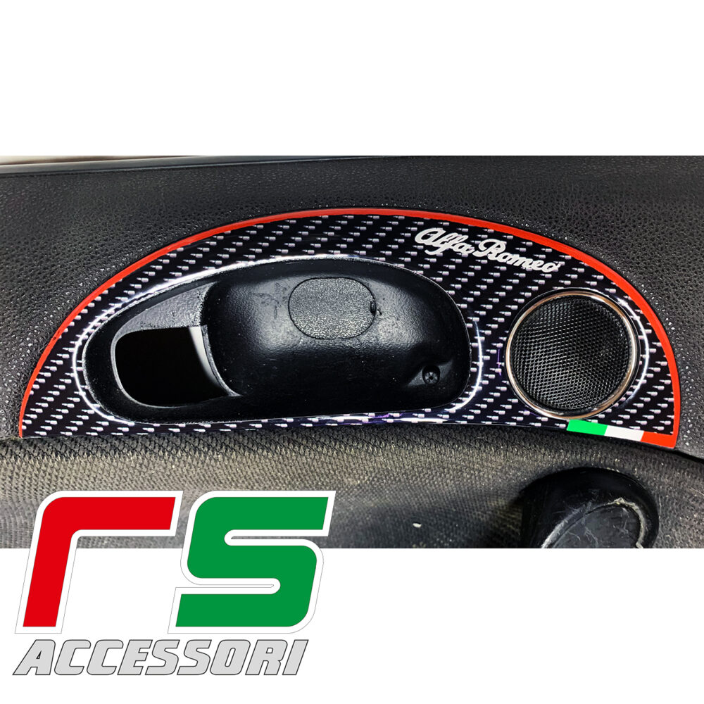 adesivi resinati alfa romeo 147 e GT cornici tweeter - immagine 2