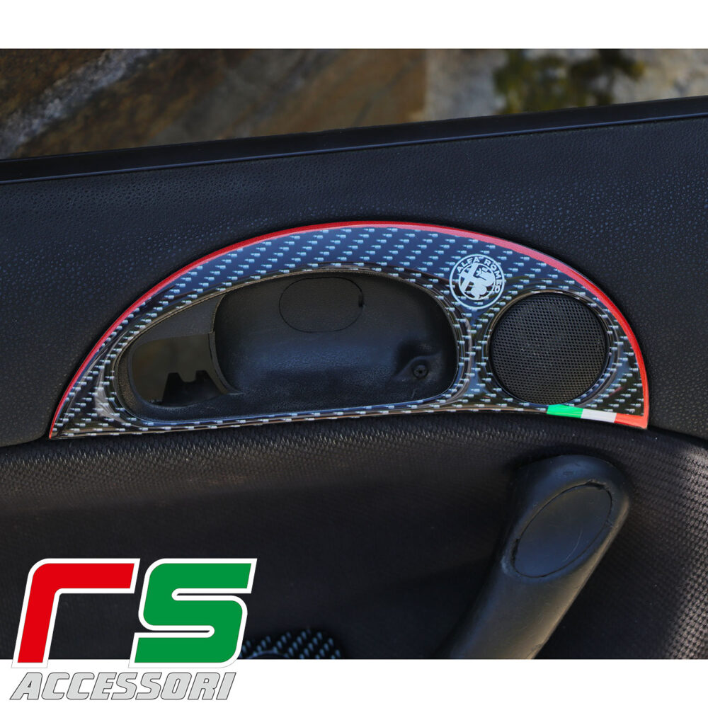adesivi resinati alfa romeo 147 e GT cornici tweeter - immagine 8