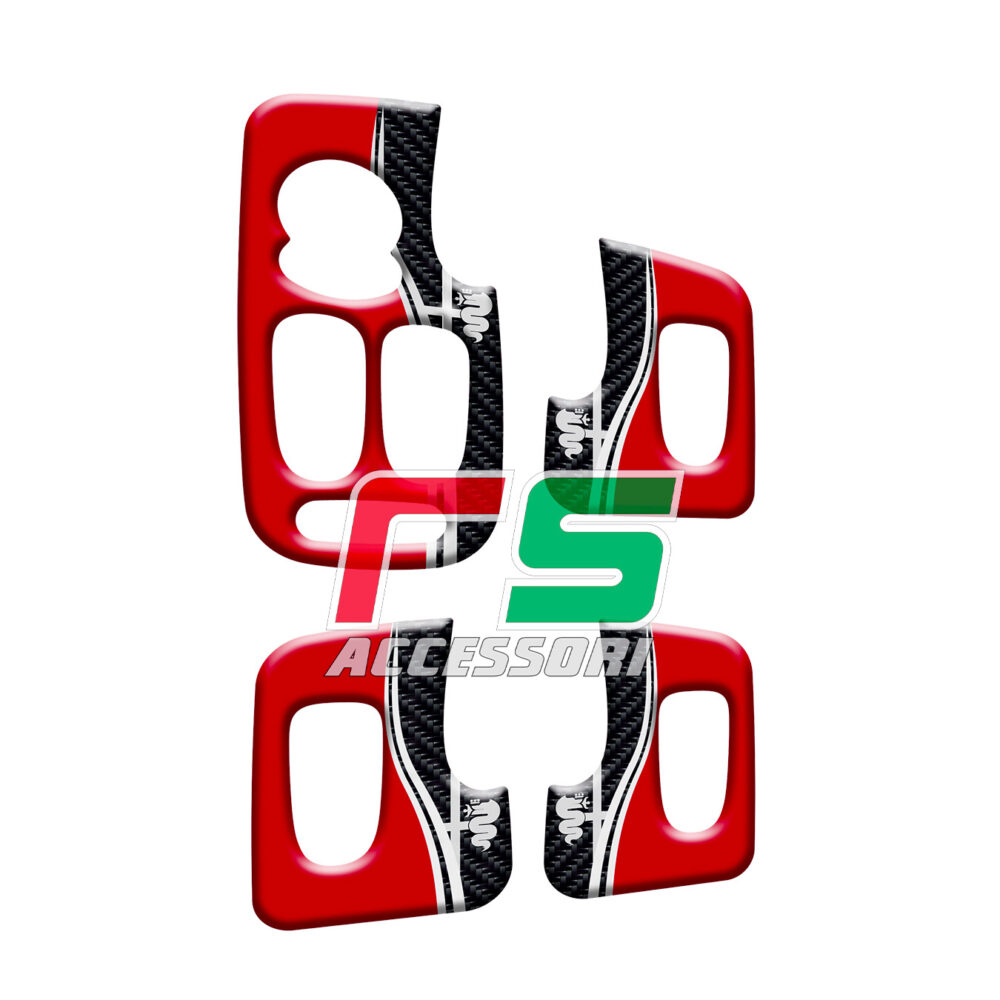 alfa romeo 147 5 doors resin STICKERS push-button window regulator - Image 5