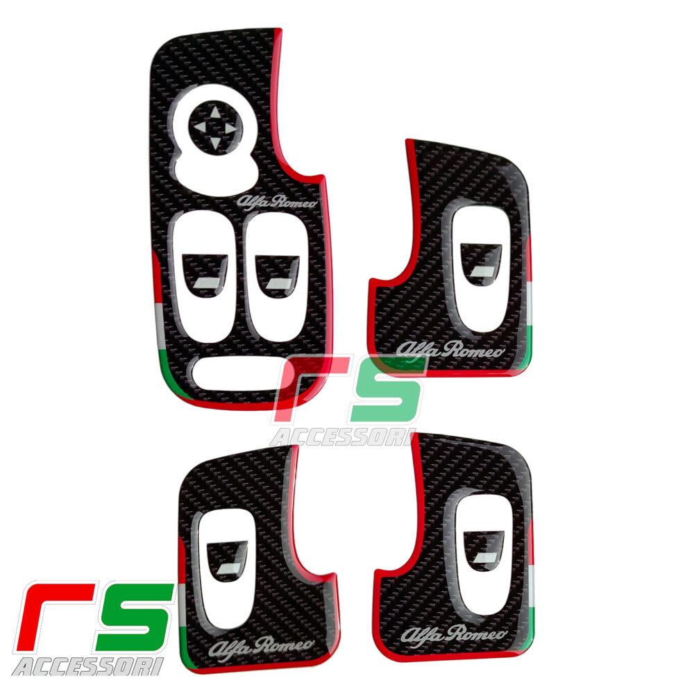 alfa romeo 147 5 doors resin STICKERS push-button window regulator - Image 2
