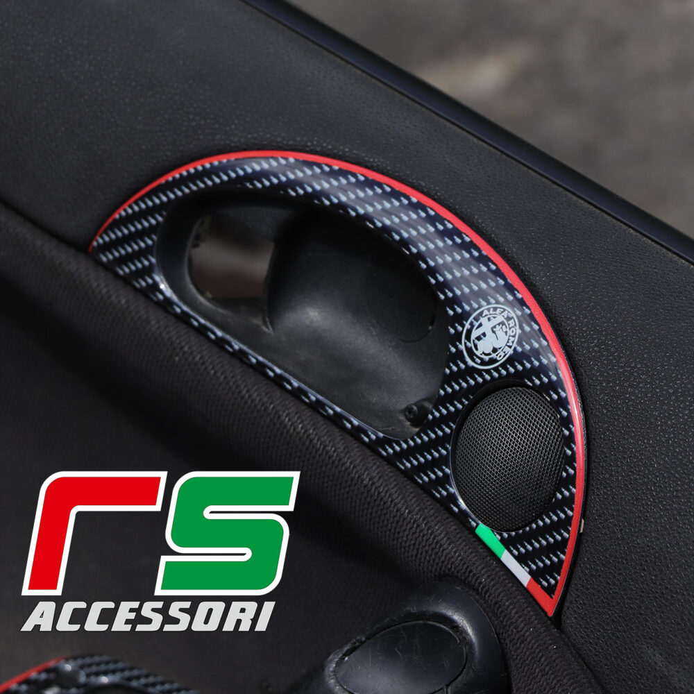 adesivi resinati alfa romeo 147 e GT cornici tweeter - immagine 7