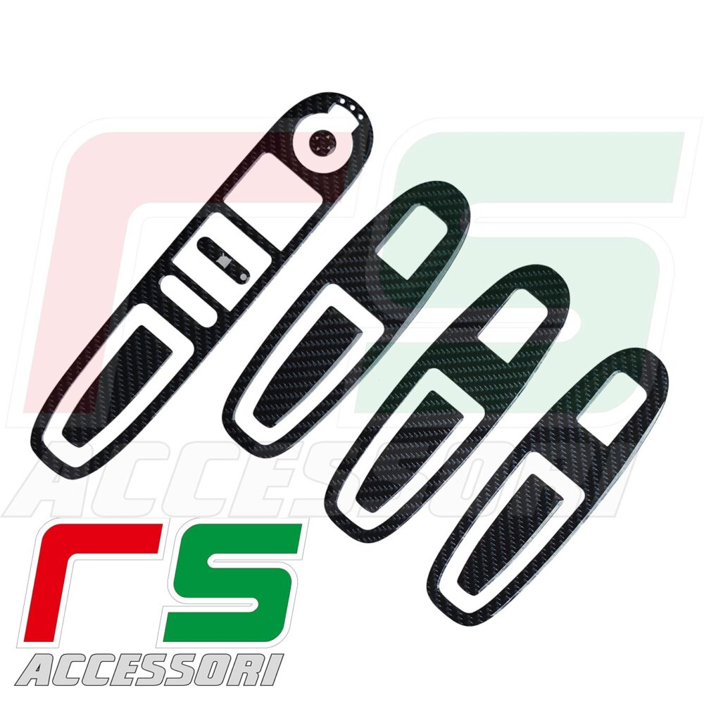 Alfa Romeo 159 resin-coated window regulator push-button stickers - Image 3