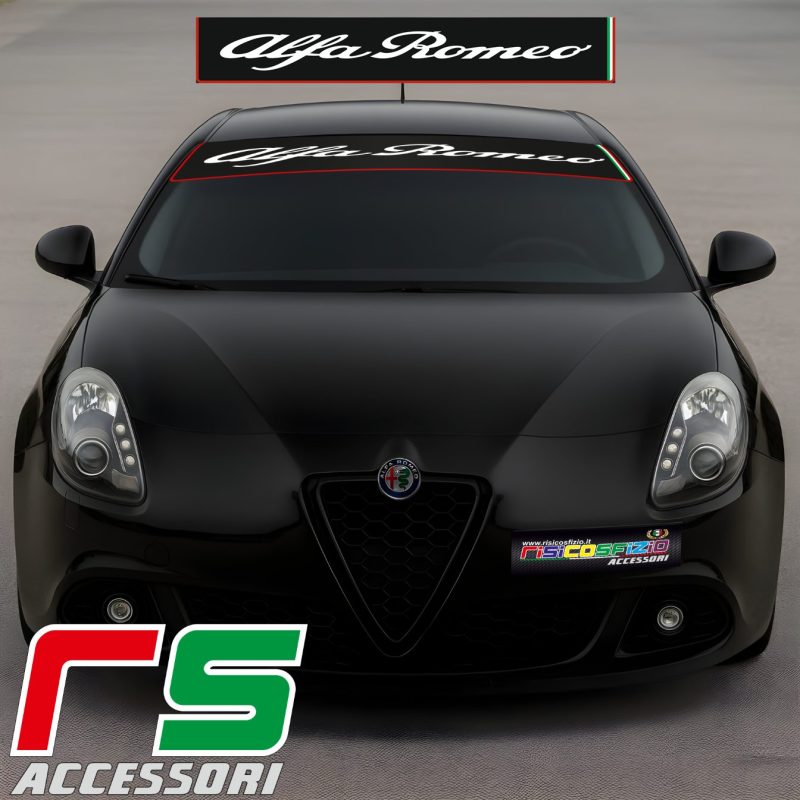 Alfa Romeo Giulietta adesivi fascia parasole parabrezza - immagine 11