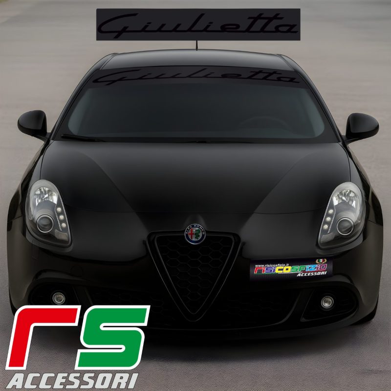 Alfa Romeo Giulietta adesivi fascia parasole parabrezza - immagine 12